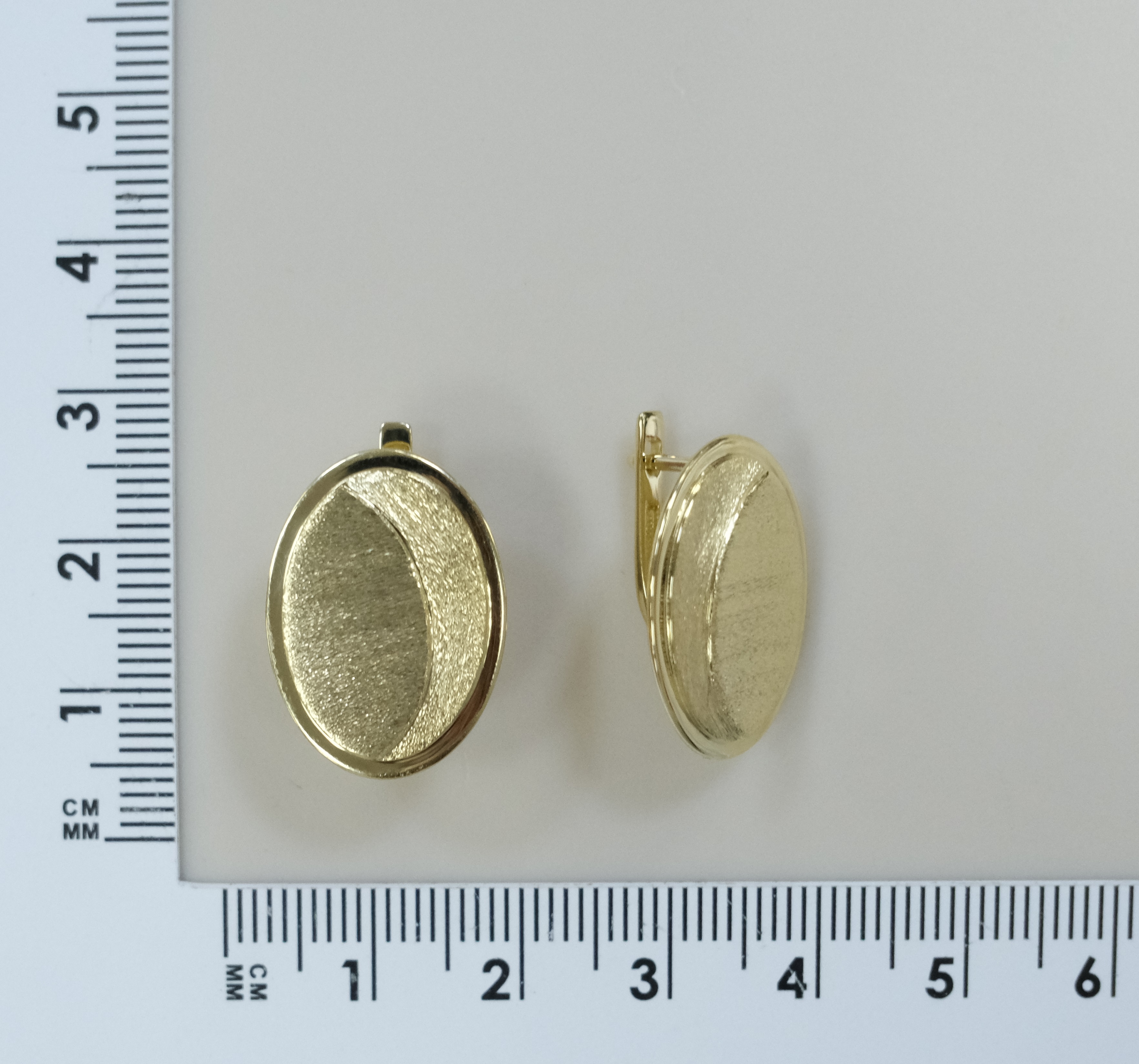 Серьги из желтого золота